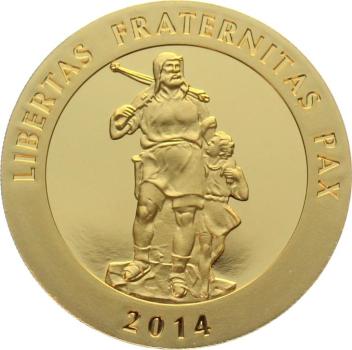 Schweiz 1 Unze 2014 Gold Wilhelm Tell - 1 Unze Feingold